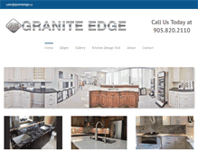 Tablet Screenshot of graniteedge.ca